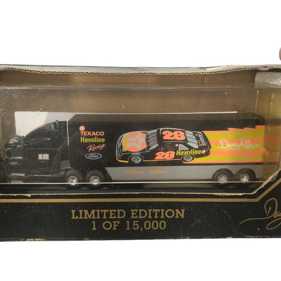 Racing Champions 1993 Premier Edition Serial #14818 Davey Allison 28 Transporter - Picture 3 of 13